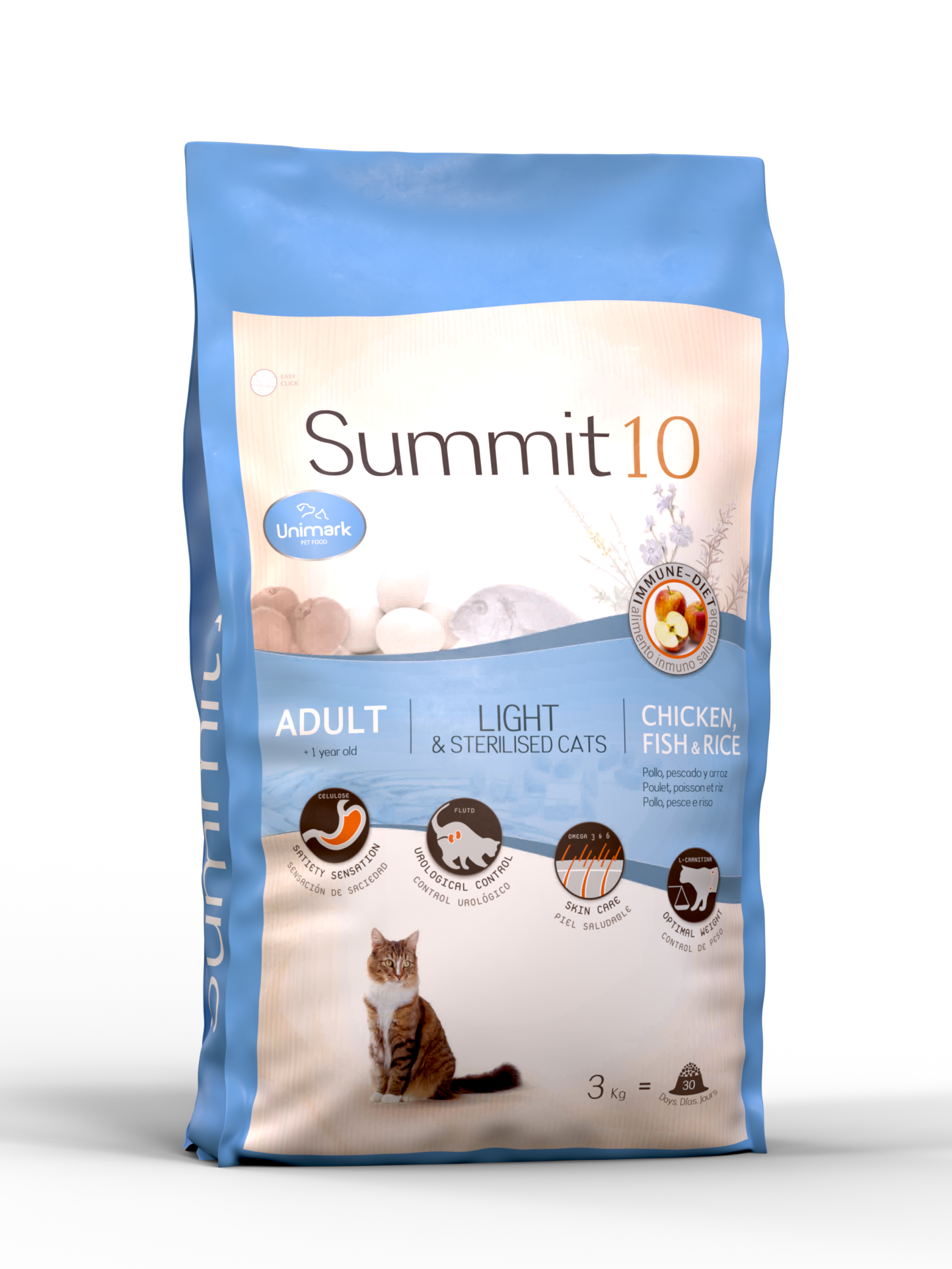 Summit 10 Cat Light & Sterilised Cat Chicken & Rice