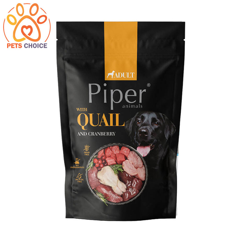 Piper Quail Dog Wet Food & Cranberries
