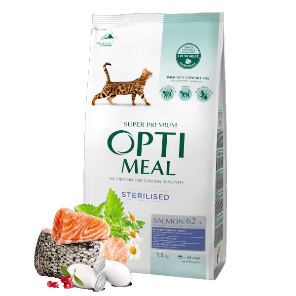 OPTIMEAL GATTO ADULTO formula SALMONE