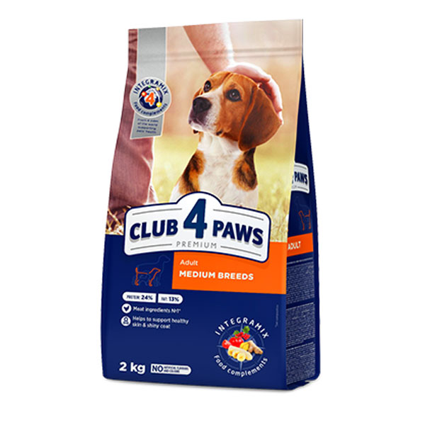 CLUB 4 PAWS Adulto taglia media POLLO