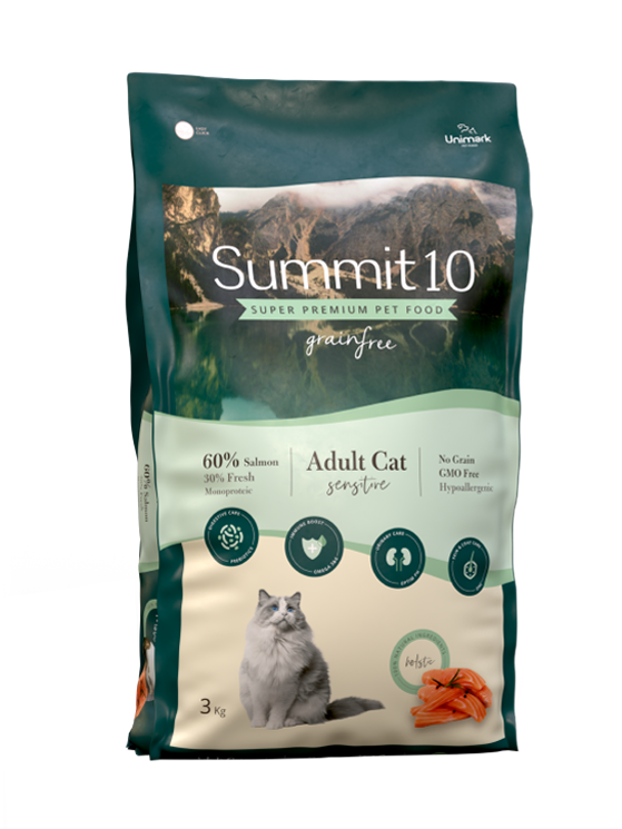 Summit10 Hypoallergenic Grain Free - Single Protein Salmon Cat Food