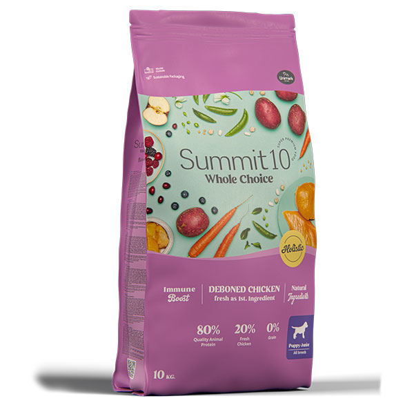 Summit10 Puppy Fresh Chicken – Kibble GRAIN FREE for Puppies 2–12 months
