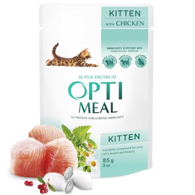 OPTIMEAL CAT KITTENS with  chicken