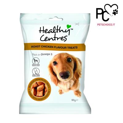 Snack Dog Healthy Centres Flavour Treats - Roast Chicken 80g