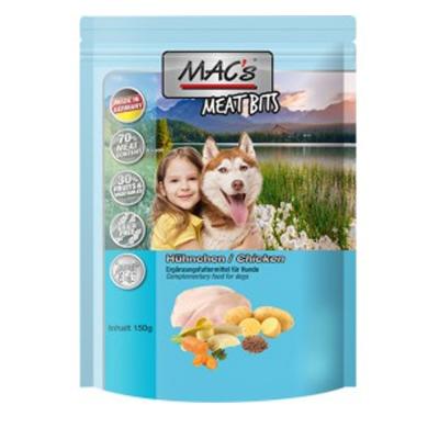 Mac's Meat Bits Dog Snack Grain Free CHICKEN 120 g