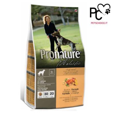 PRONATURE HOLISTIC DOG ADULT - NO GRAIN - DUCK à L'ORANGE - GRAIN FREE 2,72 kg.