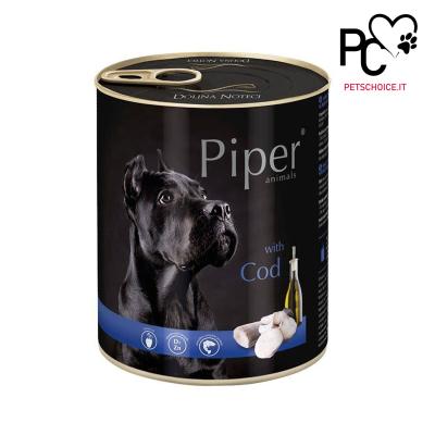 Piper cibo umido cane Baccalà