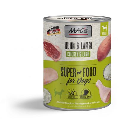 MAC'S WET DOG FOOD GRAIN FREE CHICKEN & LAMB