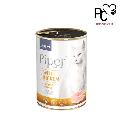 Piper wet cat food with Chicken
