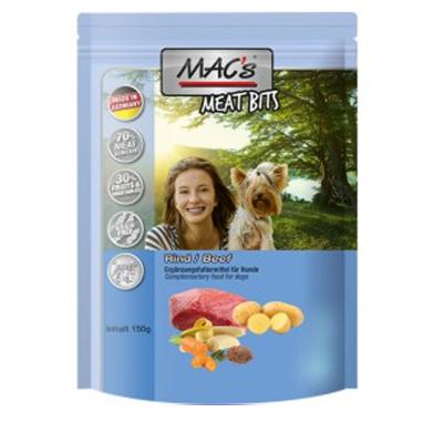 Mac's Testies Snack Monoproteico Grain Free per cani MANZO 100 gr