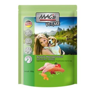Mac's Testies Snack Monoproteico Grain Free per cani CONIGLIO 100 gr