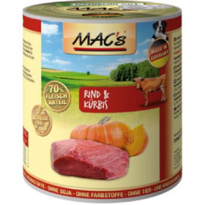 MAC'S MOIST DOG GRAIN FREE BEEF & PUMPKIN 800g